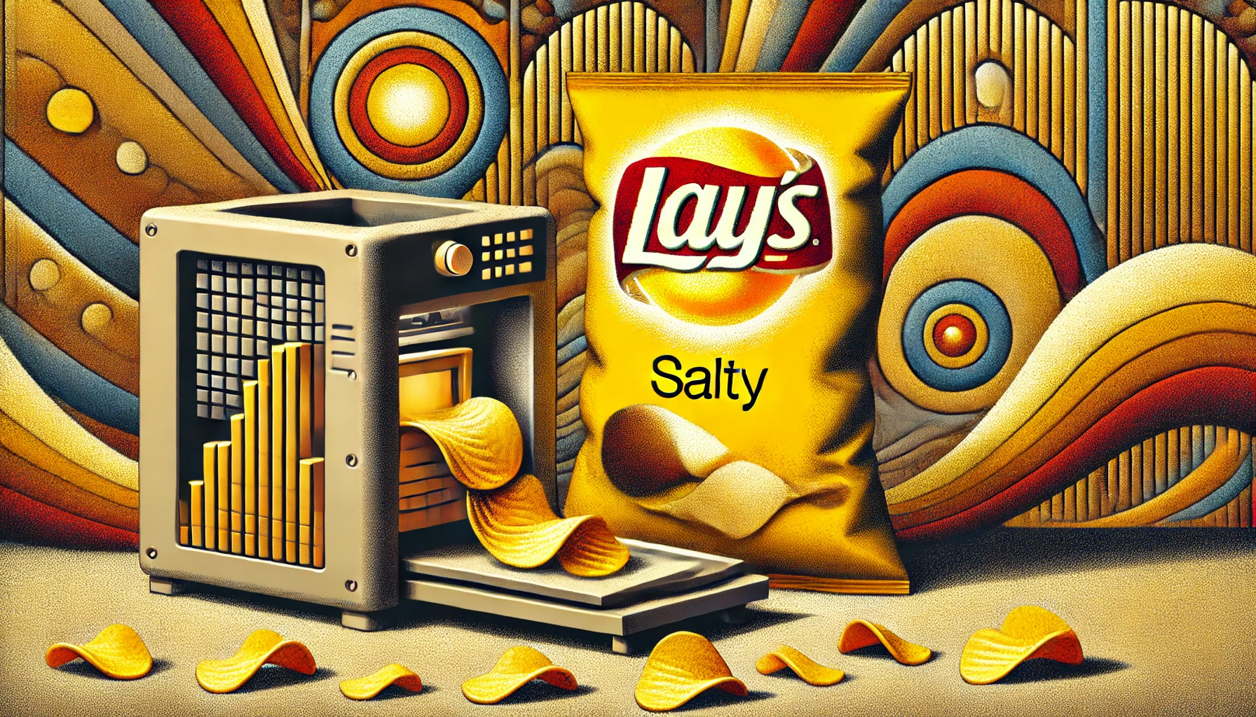 “Unlike bread where salt is a leavening agent, in Lays potato chips, salt is a surface salt. So we said if we were to lower the salt levels, if we could cut the crystal in half?”