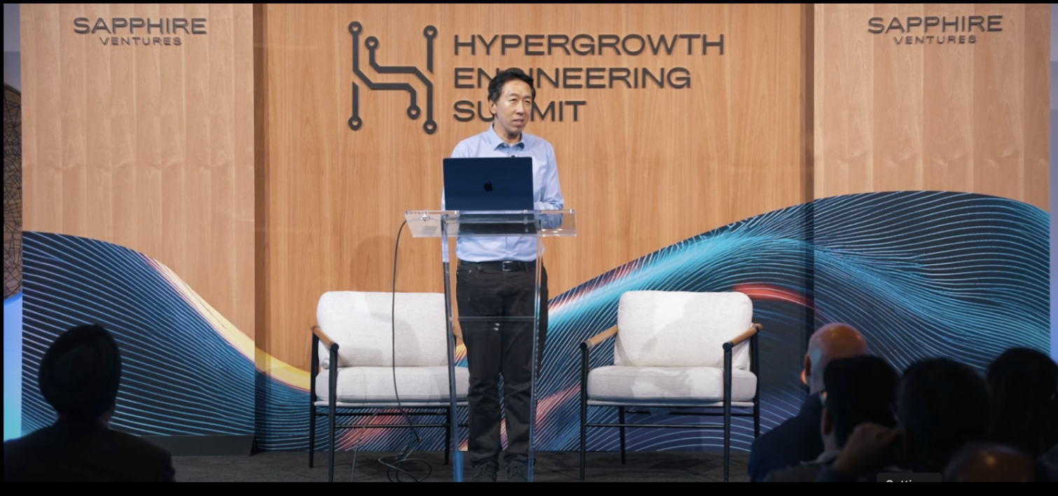 Andrew Ng @ Hypergrowth Engineering Summit